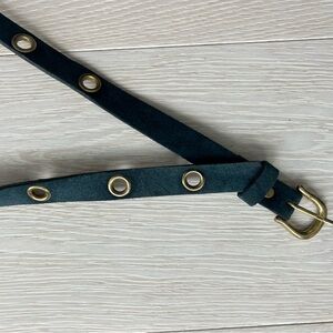 Chic Belt with Gold Buckle
